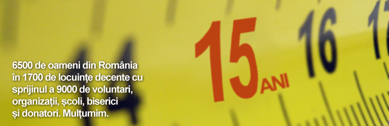 Habitat for Humanity Romania 15 ani