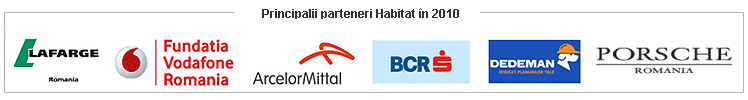 Principalii parteneri Habitat in 2010